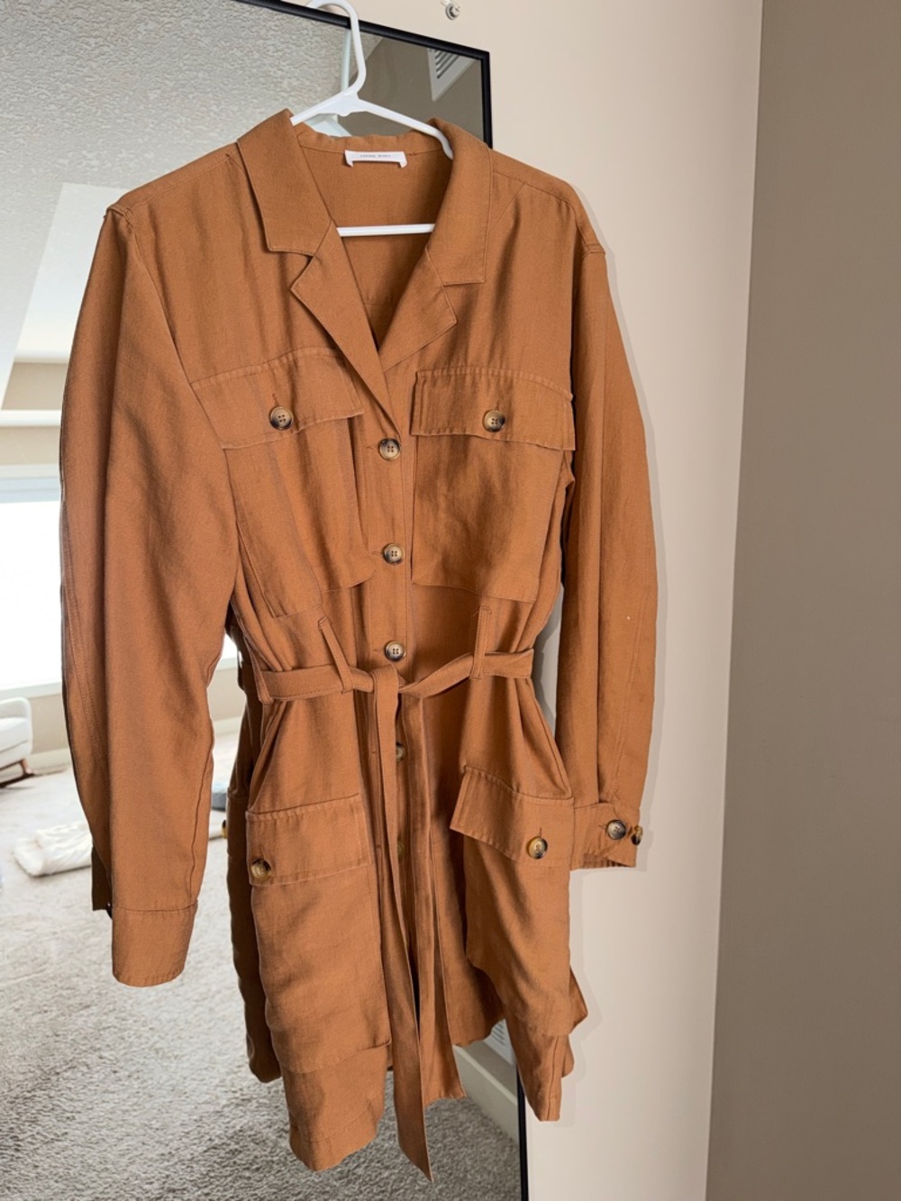 Anine Bing Utility Belted Dress